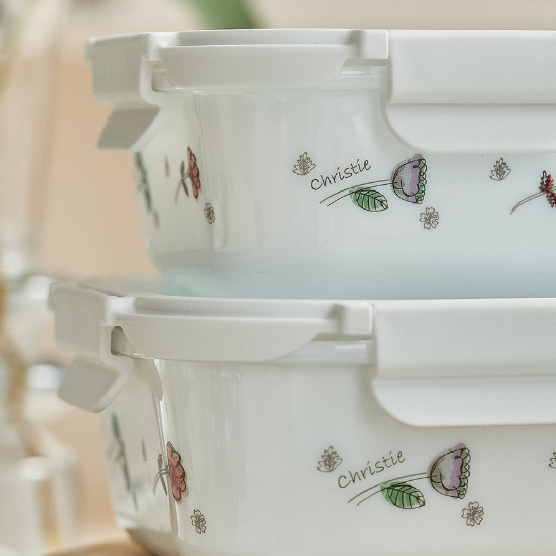 Airthight Storage Containers Fleur Des Champs 11pc Set