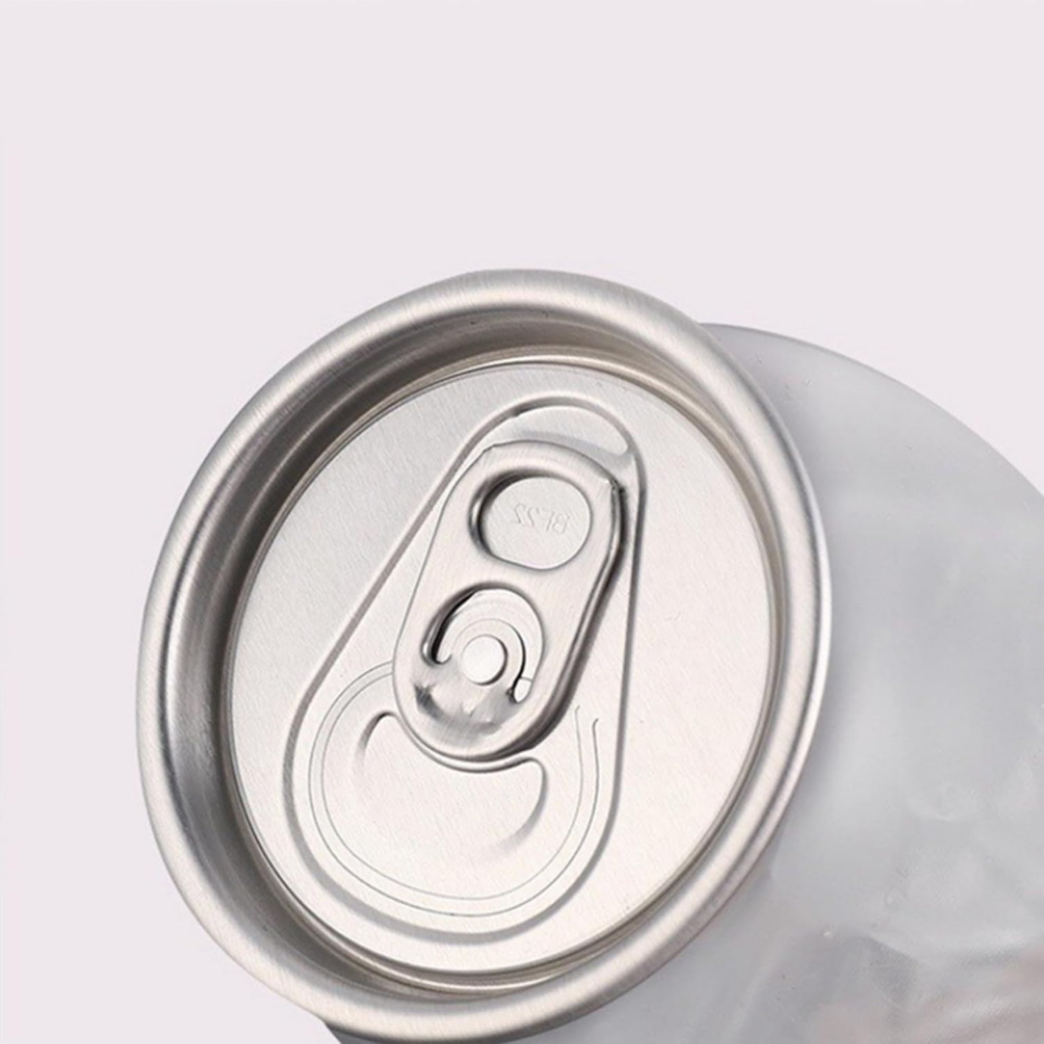 550ml Five-Cornered Bottom Food Grade Plastic Drinking Clear Can with Aluminium Pull Tab Lid