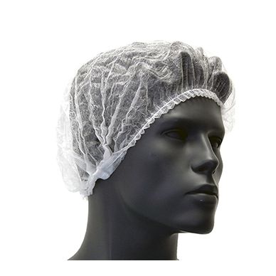 Disposable Mop Hats 18inch White 100pack