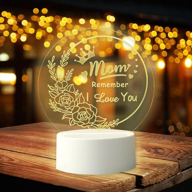 3D Light Night Stand - My Dear Mom Gift