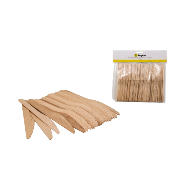 Regent Bamboo Disposable Knives 100Pcs 35110
