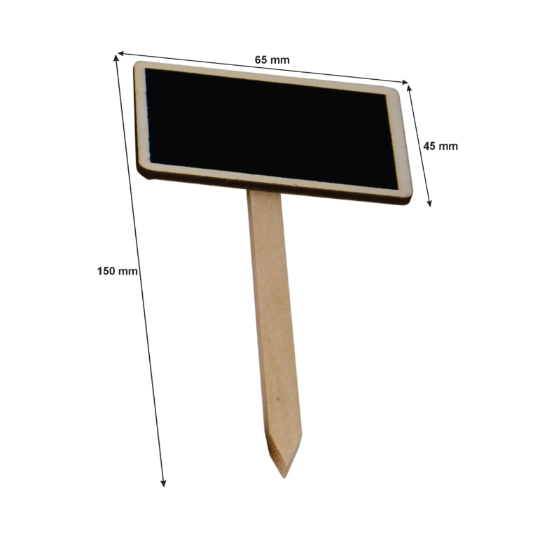 Regent Chalkboard Pick Wooden Markers 145x60x40mm 6pack  35128P