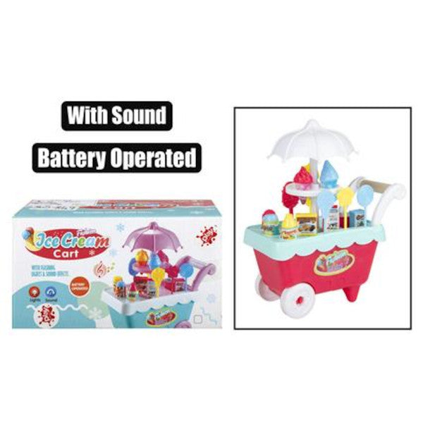 Playset Ice Cream Cart with Sound & Light