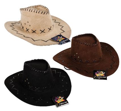 Dress Up Hat Cowboy Adult Assorted