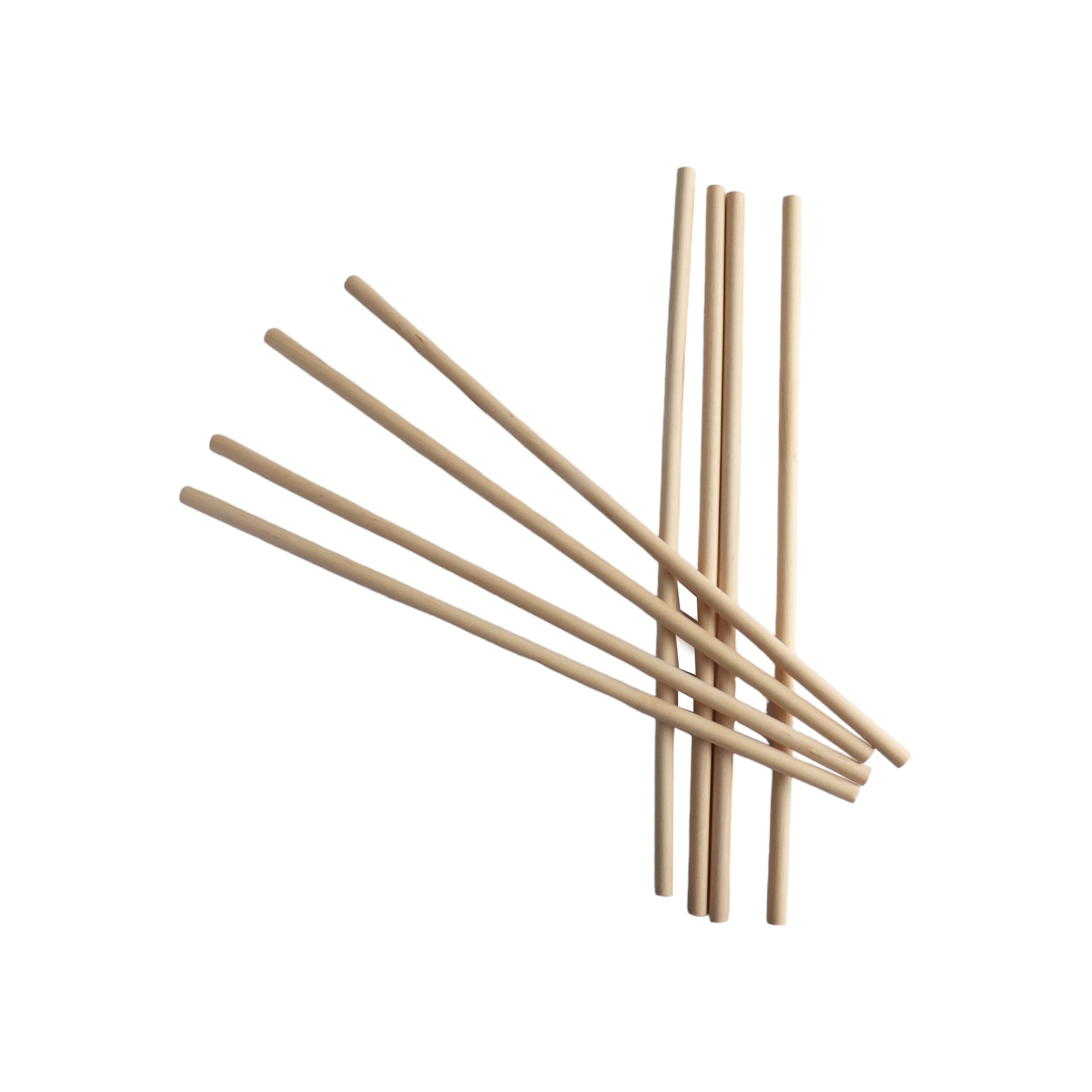 DIY Wooden Craft Dowel Stick 30cmx8mm Dell Pin 8pack