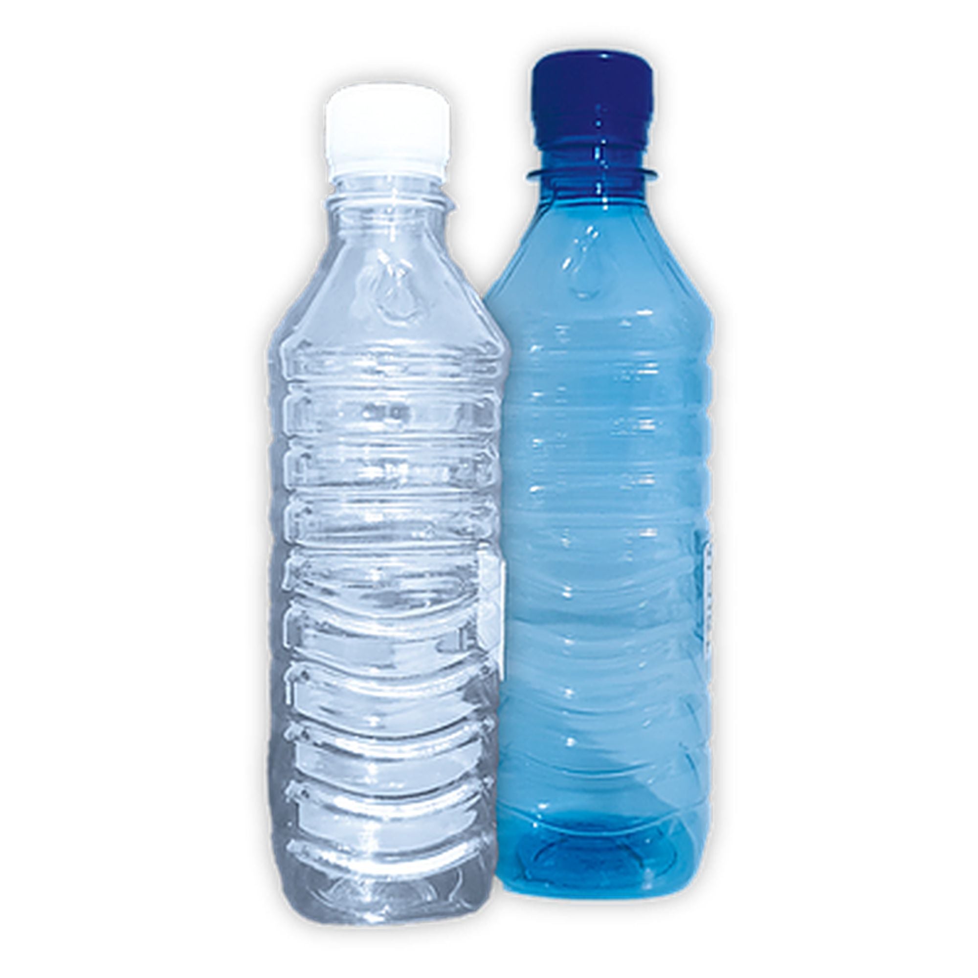 1.5L PET Plastic Water Bottle Square Blue - BOT058