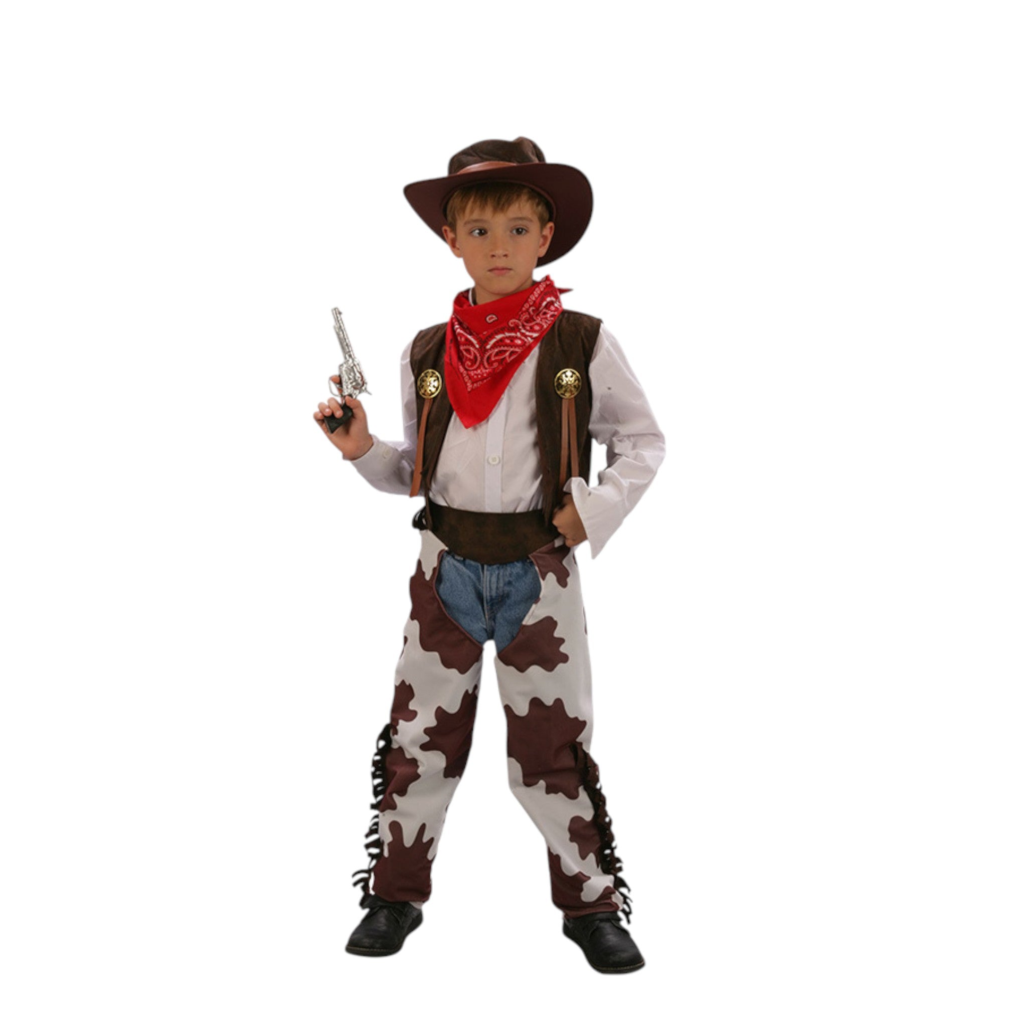 Halloween Western Denim Dress Role Play Kids