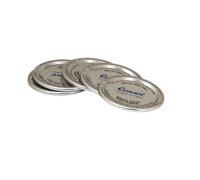 Consol Preserve Jar Lid Domes for 250ml Jar 5pack 27133