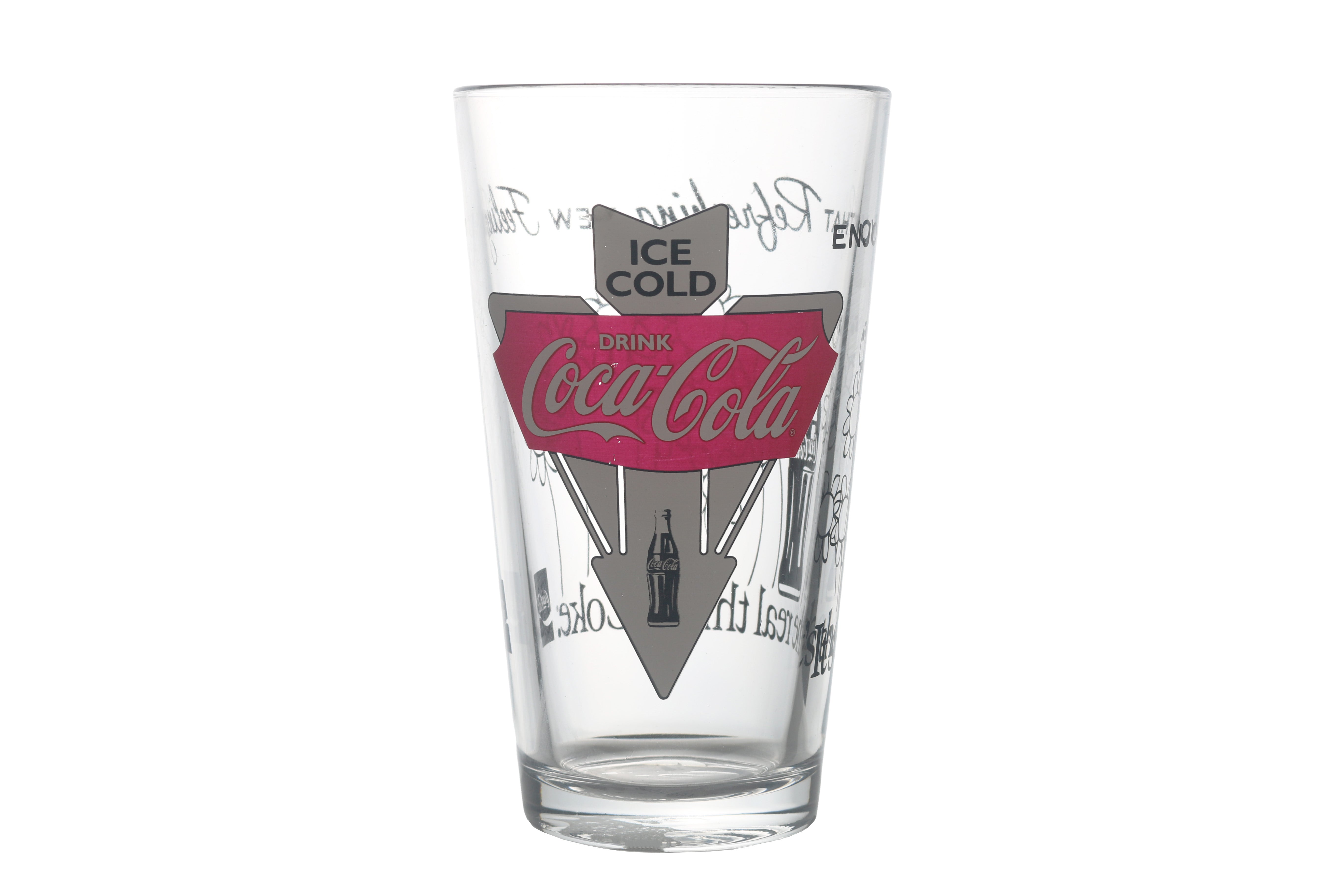 Coke Hiball Glass Tumbler 400ml Printed Pasabahce 40054