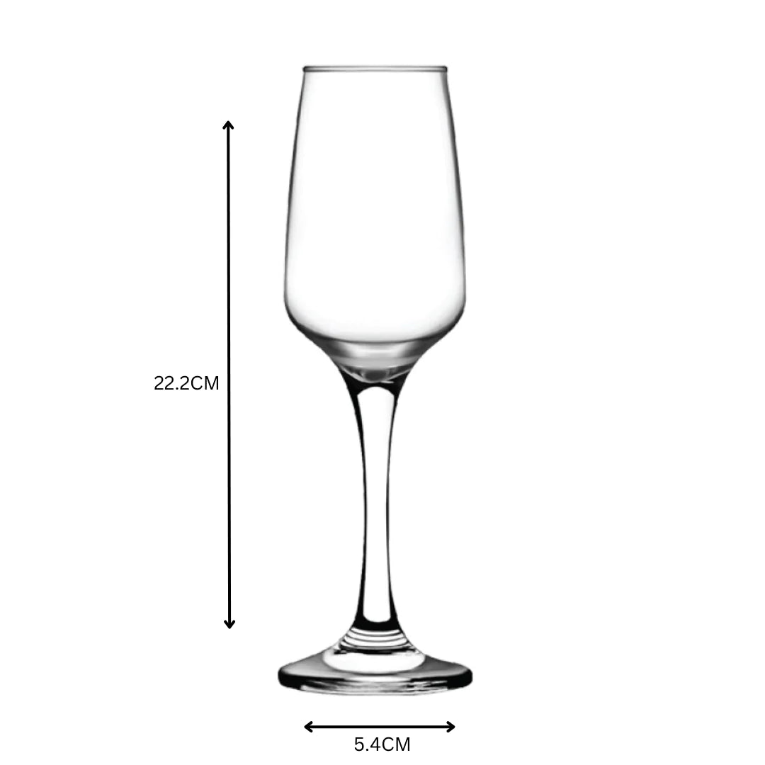 LAV Glass Tumbler 235ml Champagne Clear SGN404