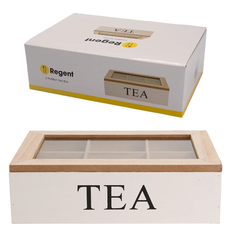 Regent Tea Box with 6 Division and Glass 41870