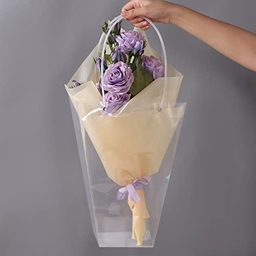 PVC Gift Florist PP Bag Frosted with Handle