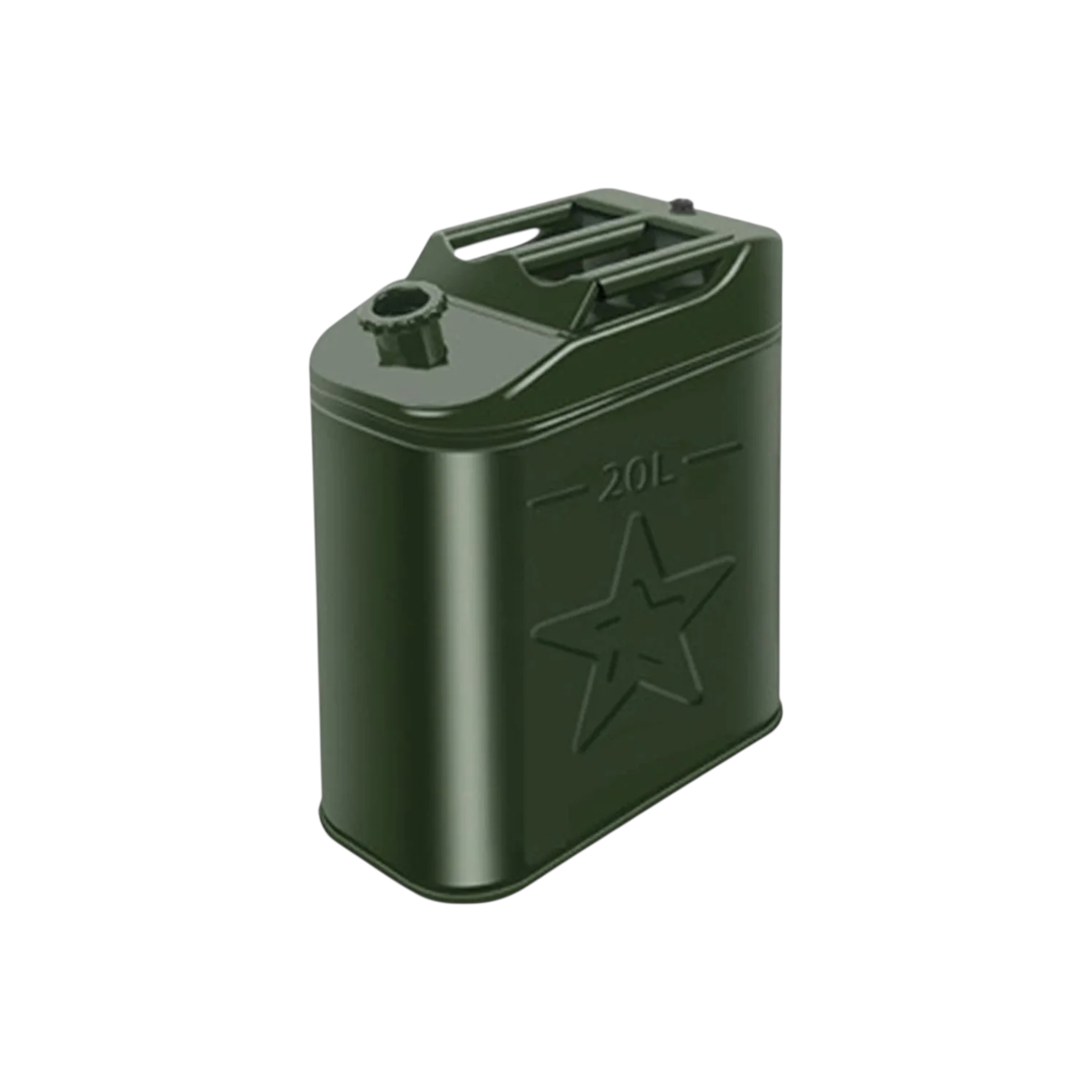 20L Fuel Jerry Can Metal - Portable