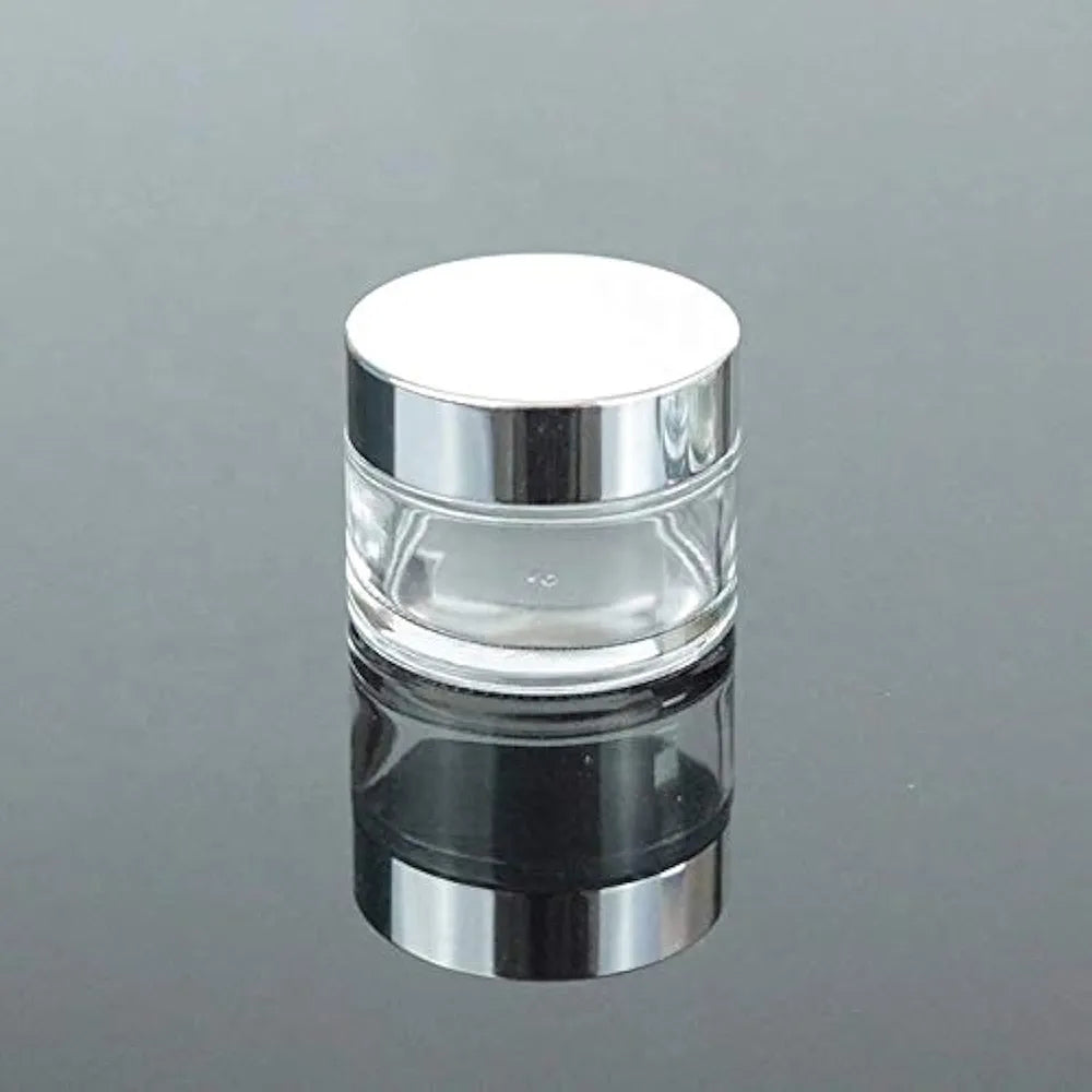 Glass Cosmetic Jar 50ml with Lid