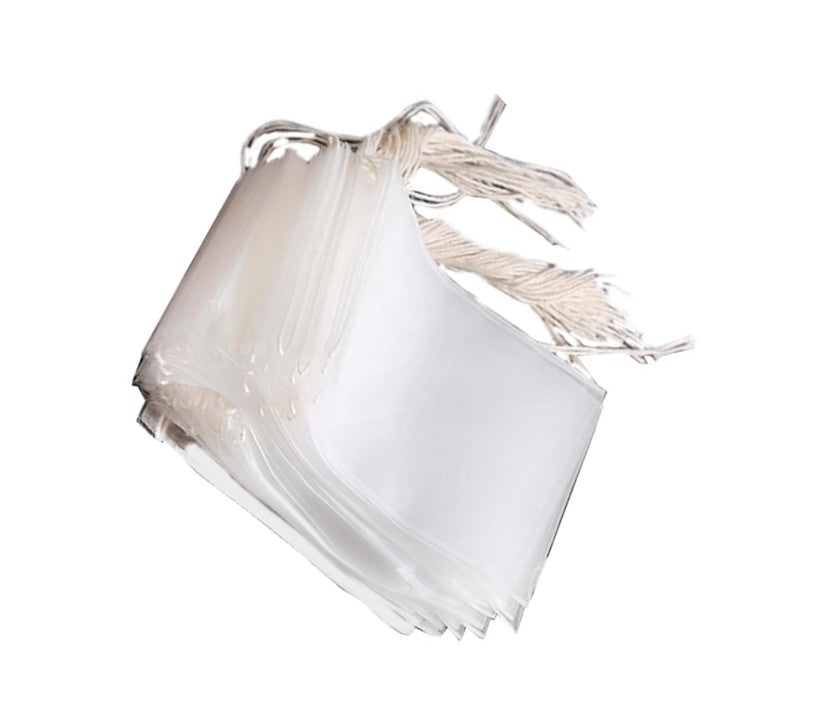 Biodegradable Food Grade Non-Woven Tea Filter Cotton Bag with Drawstring 100pcs
