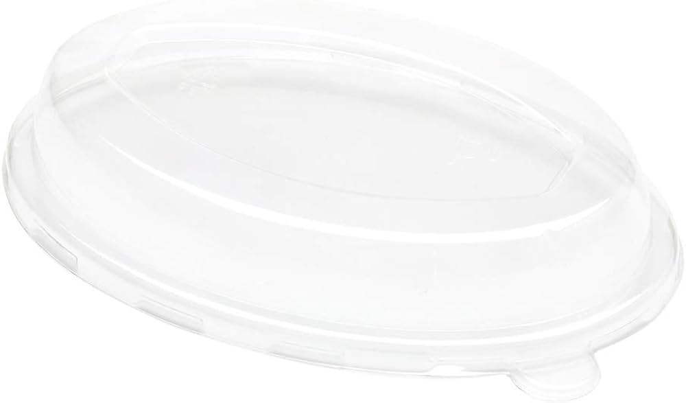 Aluminium Oval Catering Serving Tray with Dome 385x260x21mm