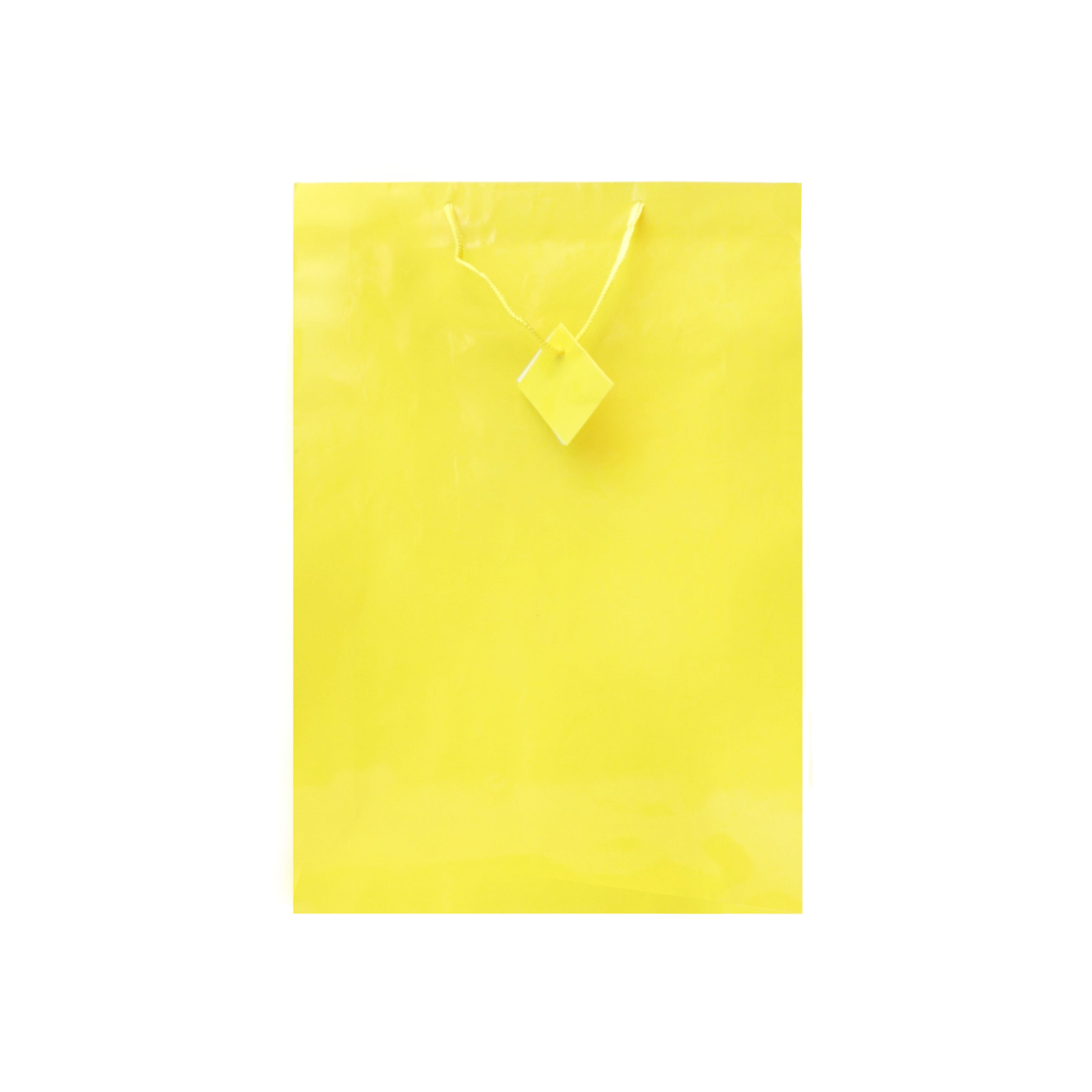 Gift Bag Yellow / Lilac 33x45x10cm