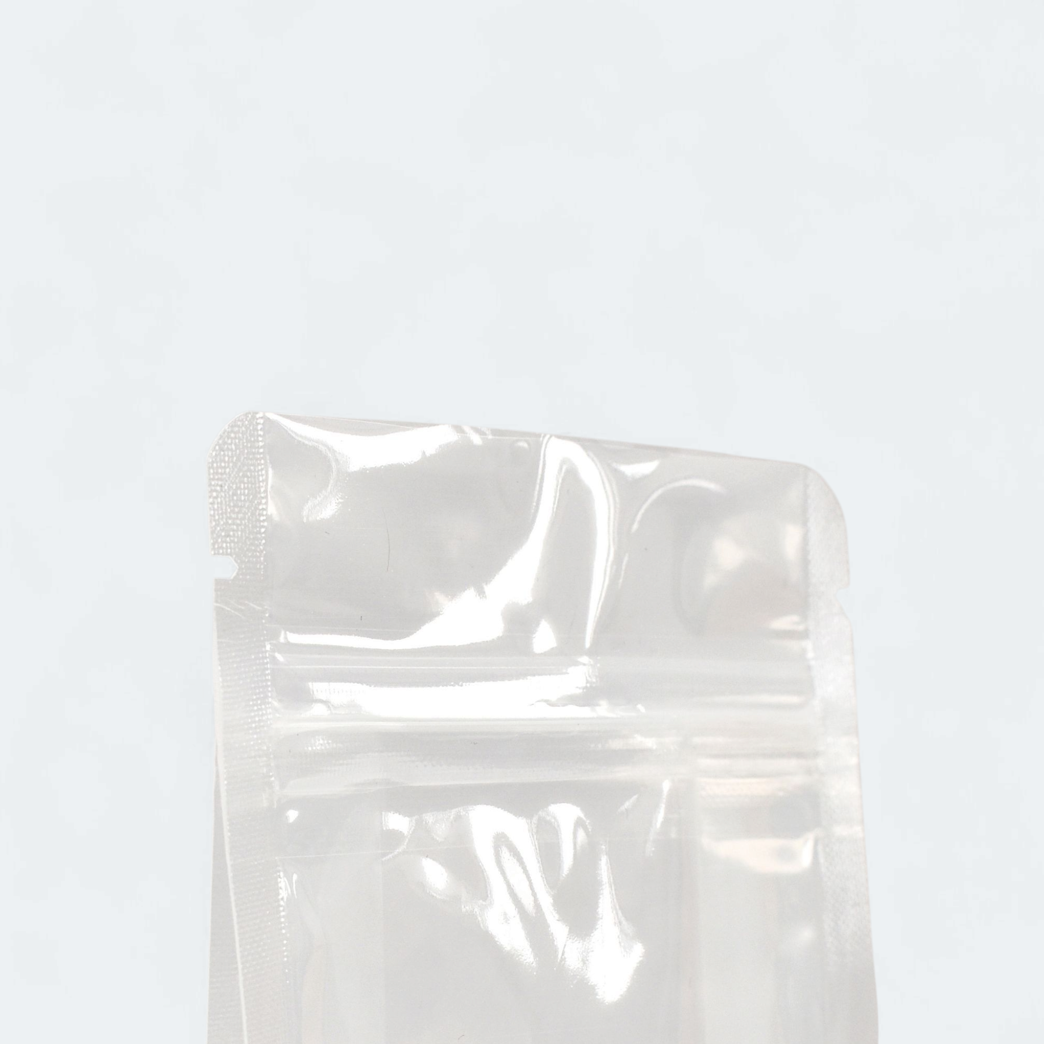 Stand-Up Resealable Pouch Bag Transparent Flat Bottom 10pack