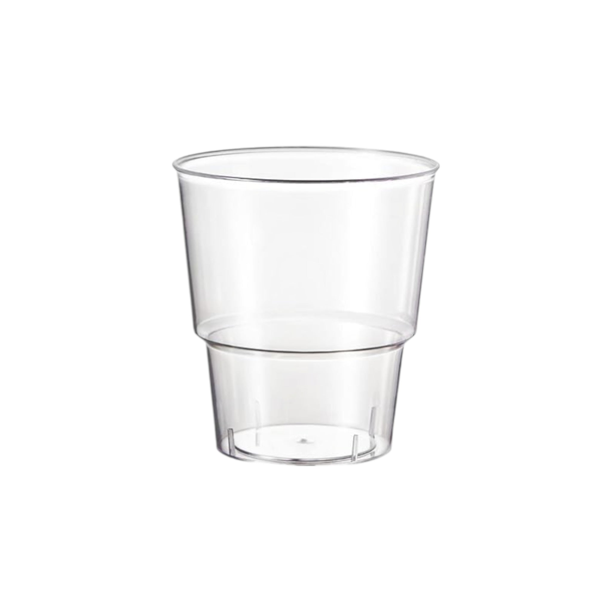 Acrylic Plastic Mini Reusable Dessert/Drinking Cups 200ml 10pack