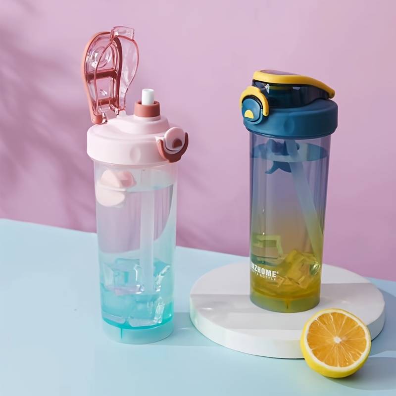 Linzhome Plastic Shaker Bottle with Ball 800ml 1pc