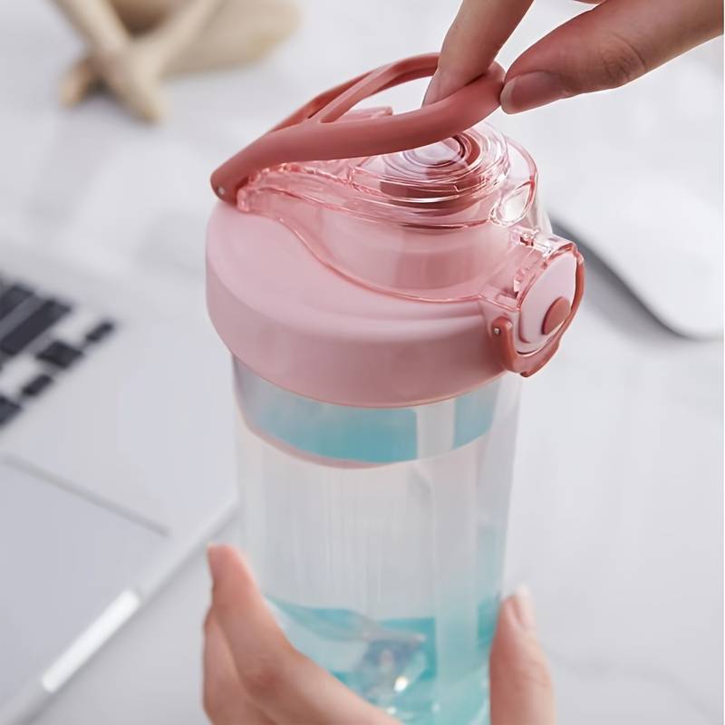 Linzhome Plastic Shaker Bottle with Ball 800ml 1pc