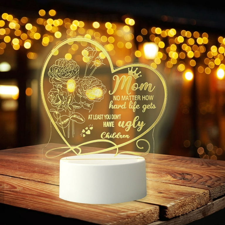 3D Light Night Stand - Mom Gift