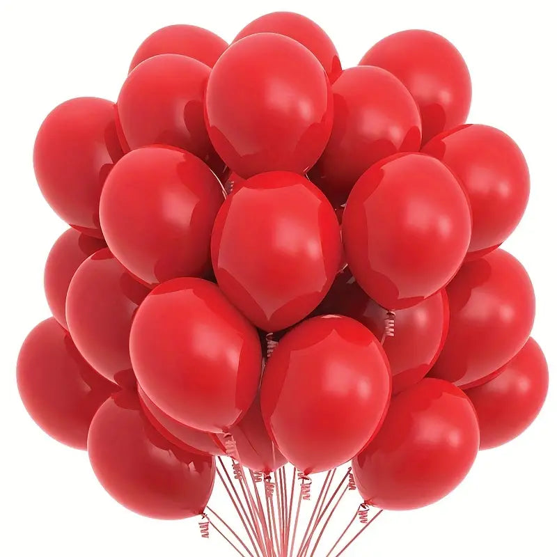 Latex Matte Party Balloons 12inch 10pack