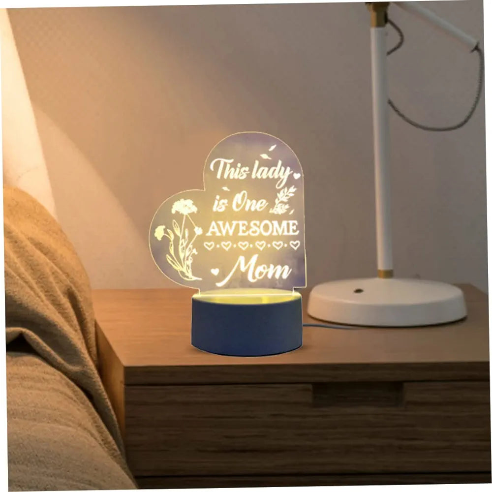 3D Light Night Stand - Awesome Mom Gift