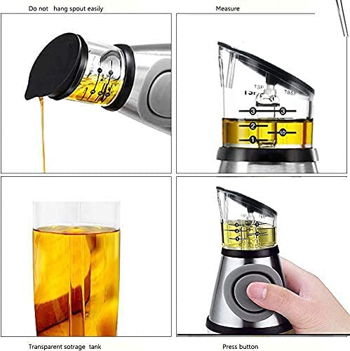 Oil & Vinegar Dispenser 350ml Press & Measure