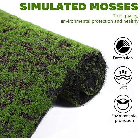 Artificial Tree Bark with Moss Mat for Decoration 50cmx100cm