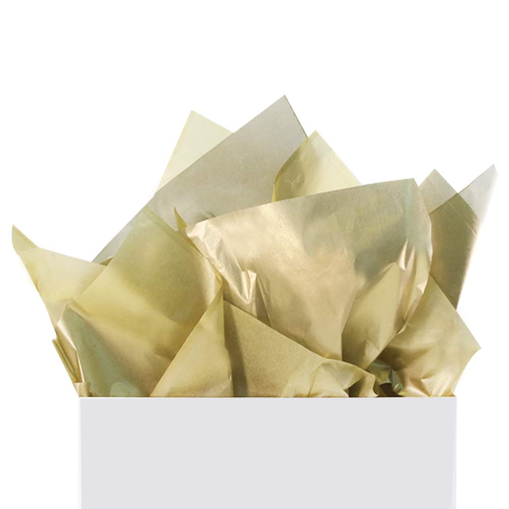 Gift Wrapping Tissue Paper Gold 50x66cm 10sheets