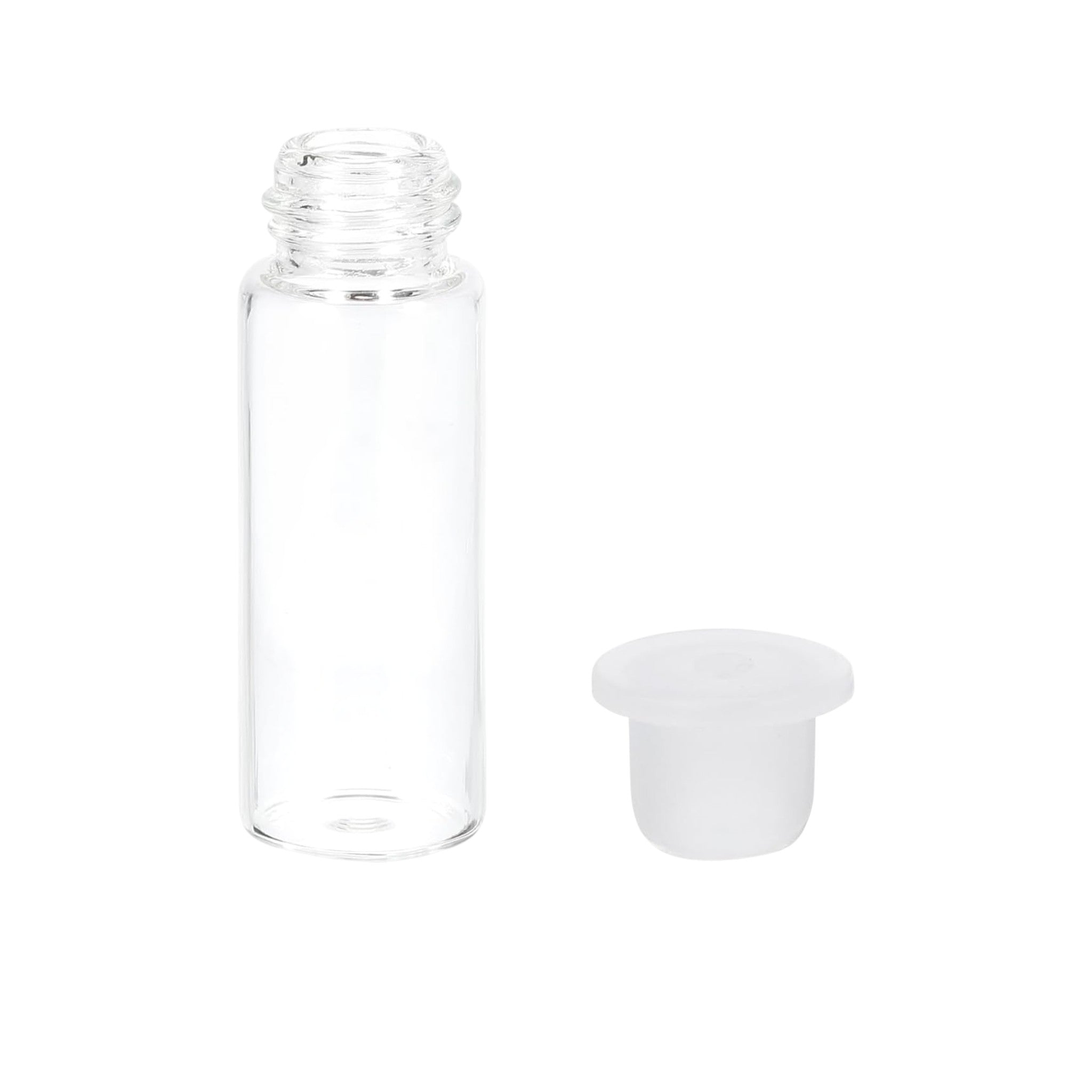 Glass Scintillation Vials Bottle with Black Screw-on Lid