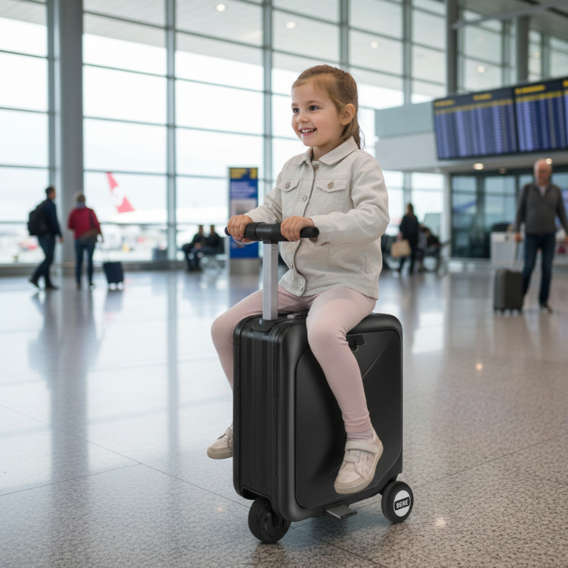 BEKE Smart Rideable Suitcase SCLTB - Airline Compliant Electrical Carry-on Luggage Travelling Bag