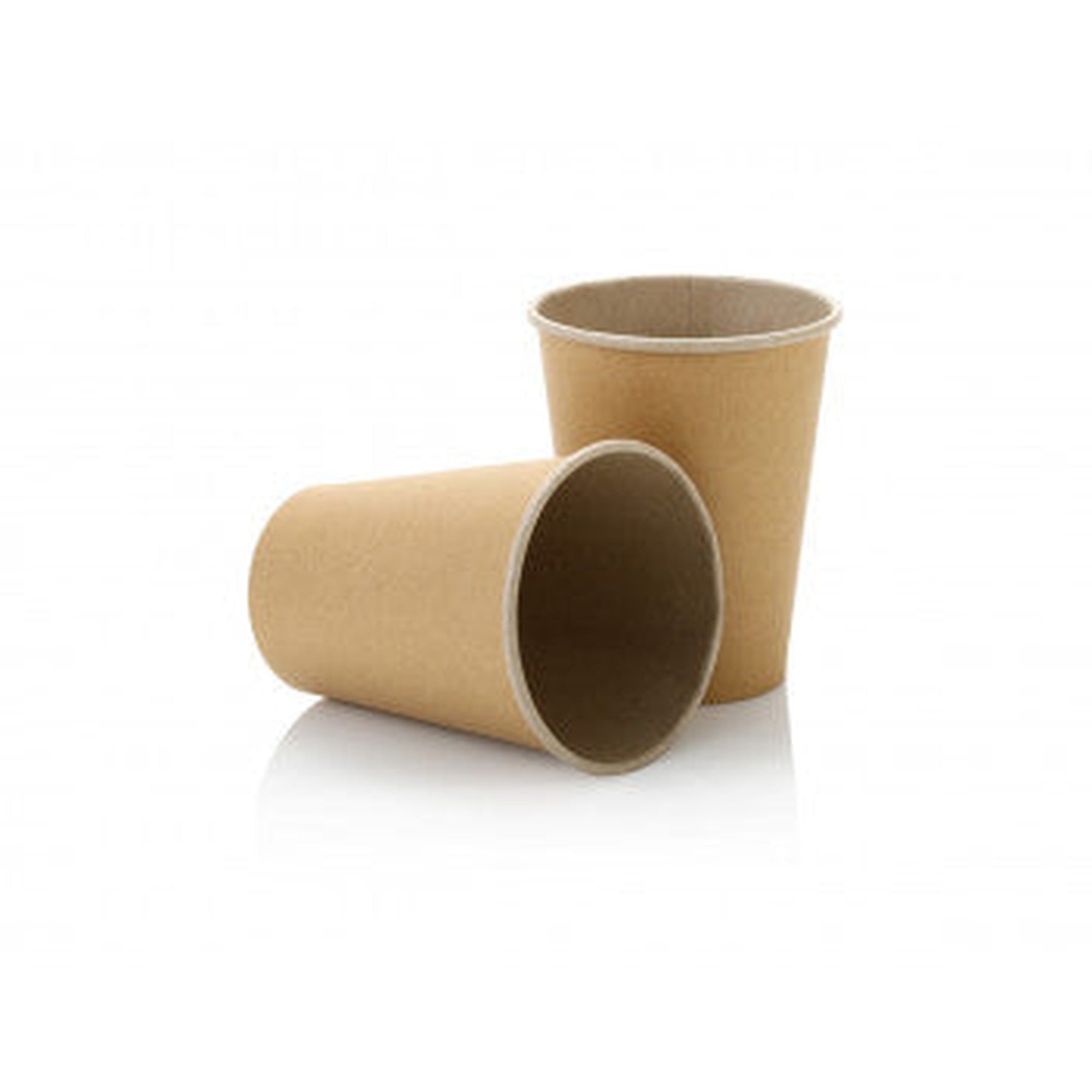 350ml Kraft Paper Coffee Cup Single Wall Hot Cup 10pack