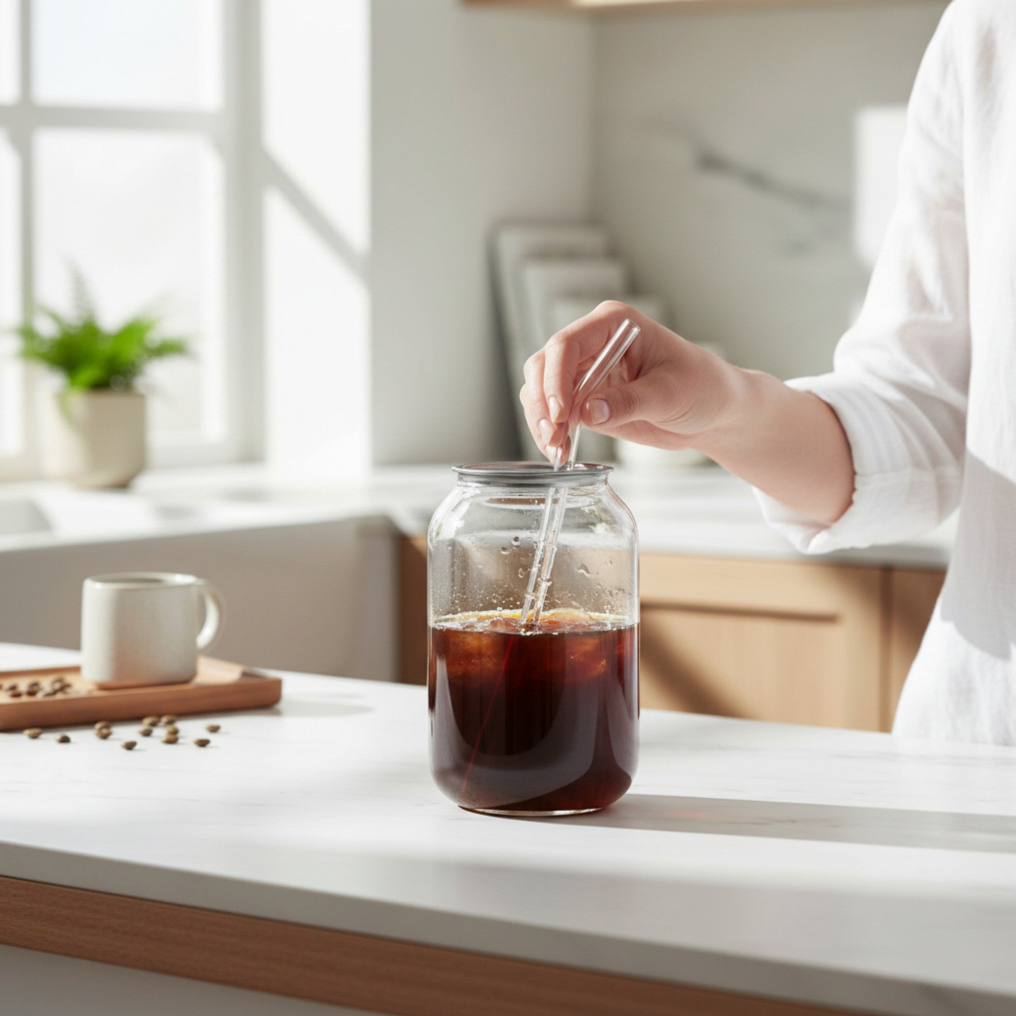 550ml Round Shaped Food Grade Plastic Drinking Clear Can with Aluminium Pull Tab Lid