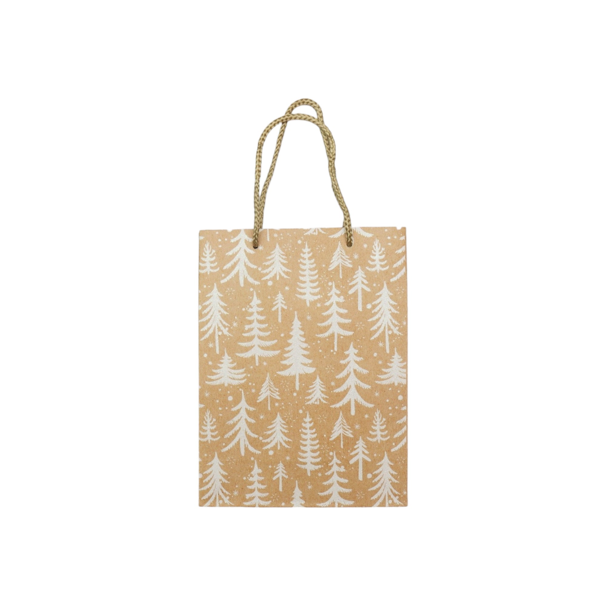 Festive Brown Kraft Gift Bags