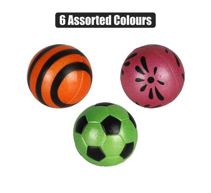 High Bounce Solid Novelty Ball 6cm 1pc