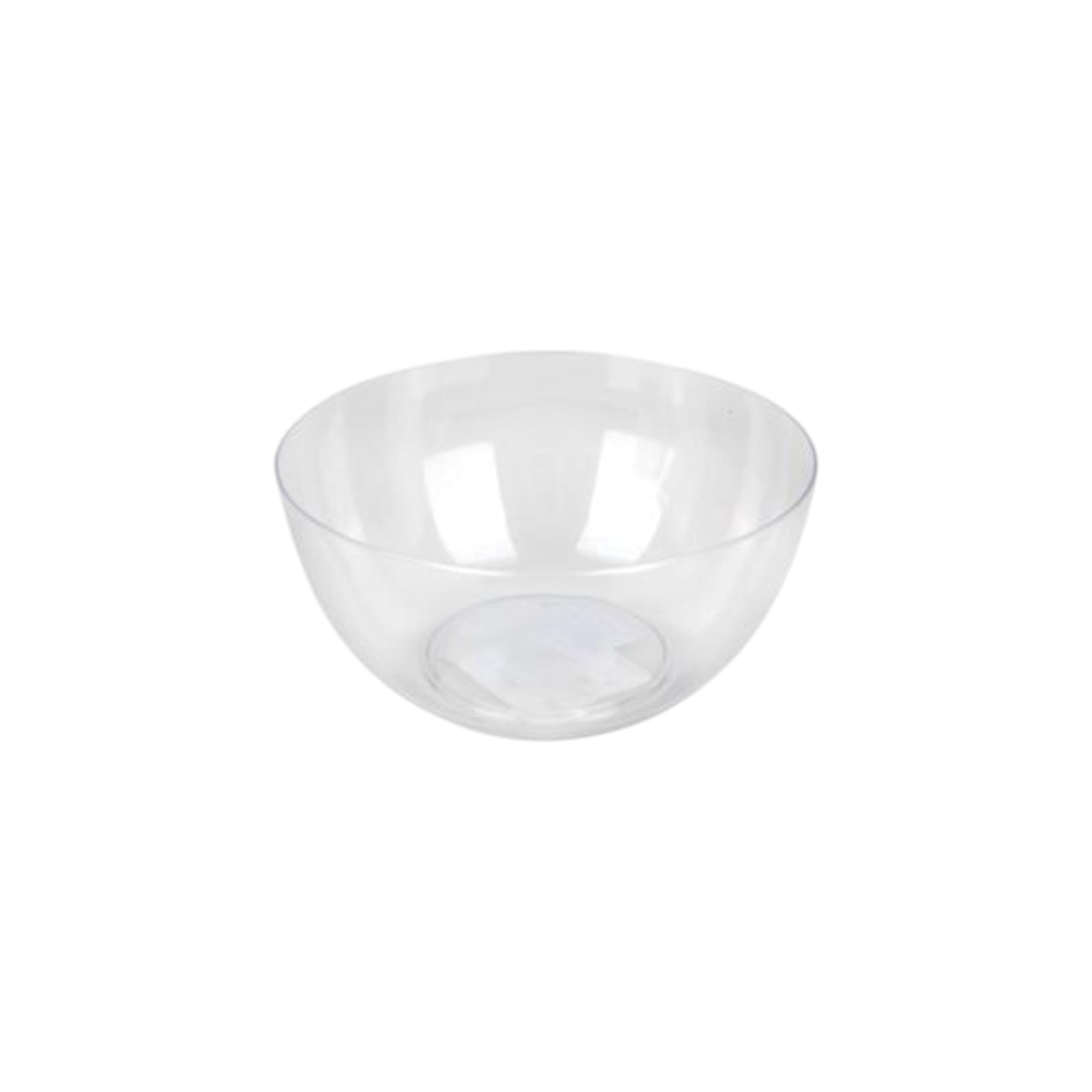 Party Bowl 14cm Transparent Plastic