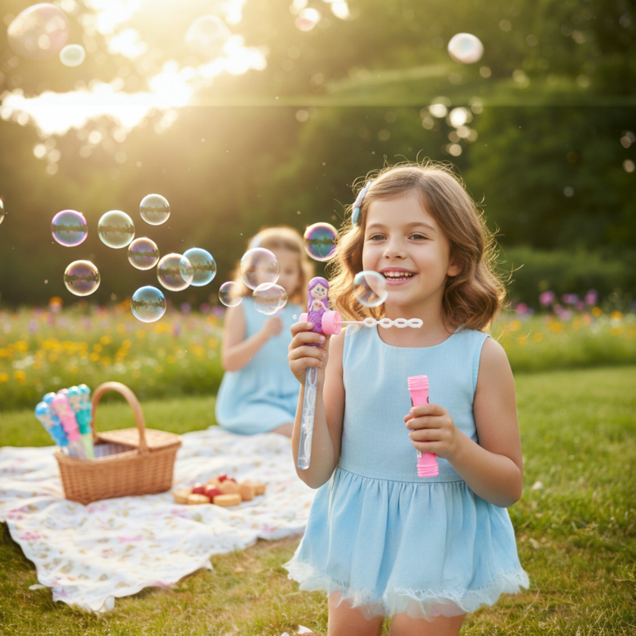 Bubble Wand mermaid 36cm 1pc