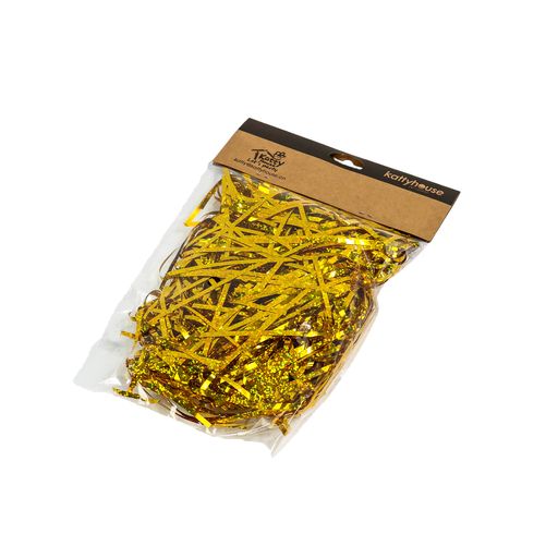 Gift Packaging Glitter Tinsel Shredded Rafia Paper Filler 10g 3mm