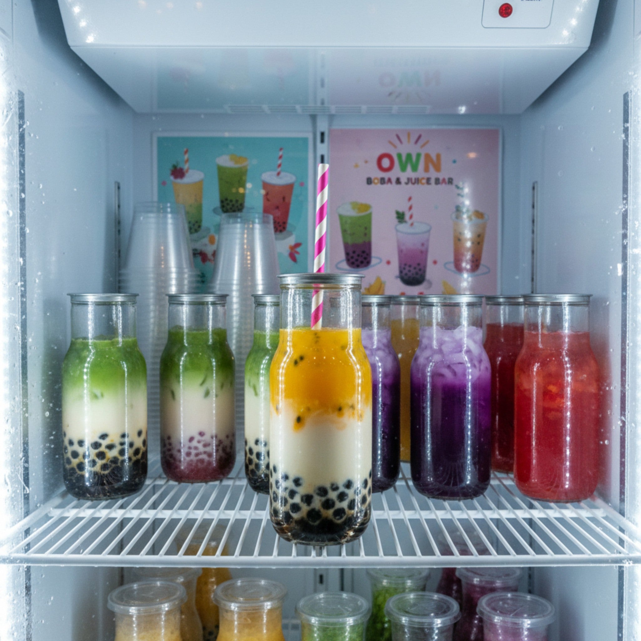 550ml Tapered Neck Food Grade Plastic Drinking Clear Can with Aluminium Pull Tab Lid