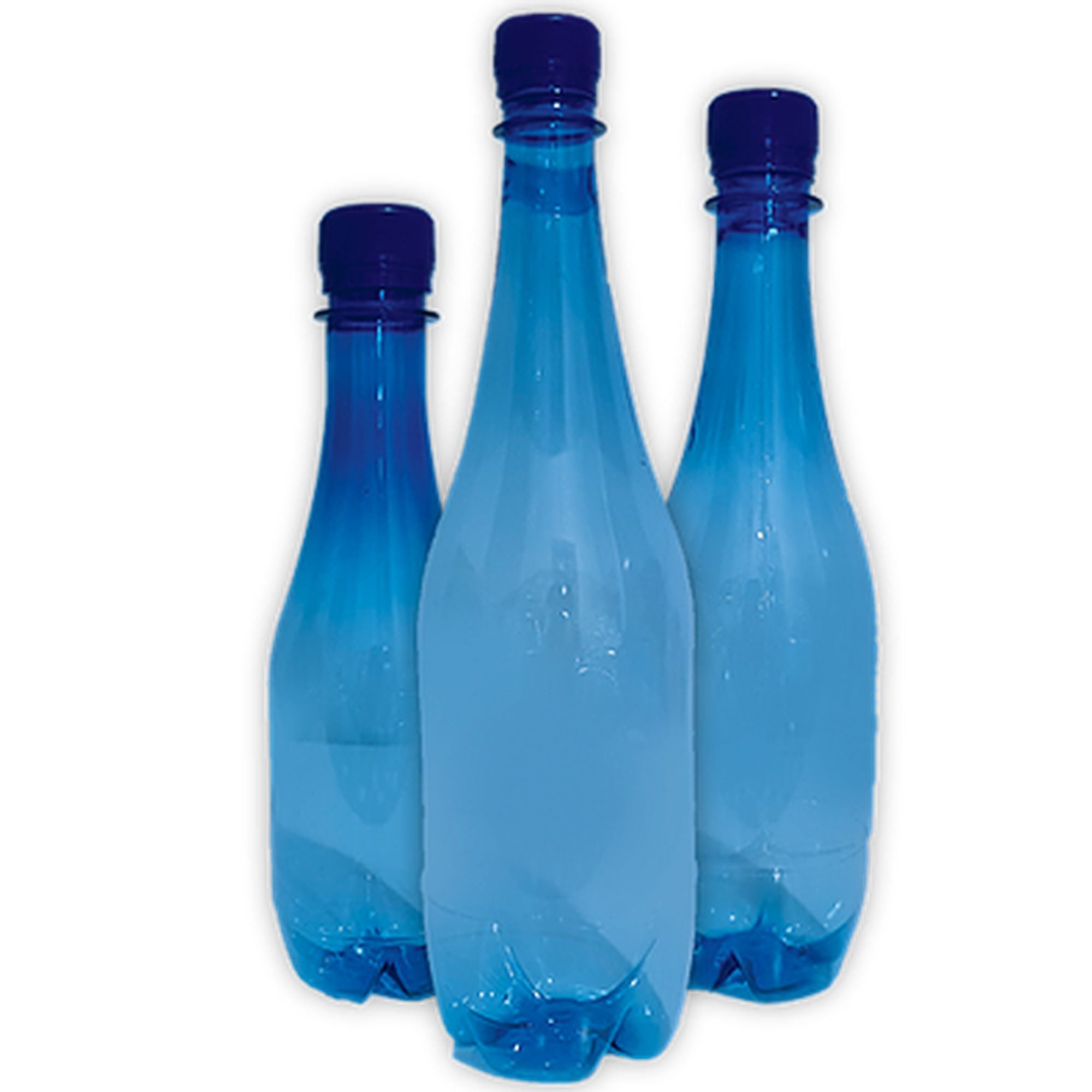 500ml PET Plastic Teardrop Water Bottle Blue BOT126