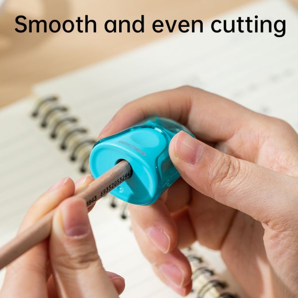 Deli Pencil Sharpener 1-Hole Canister Card