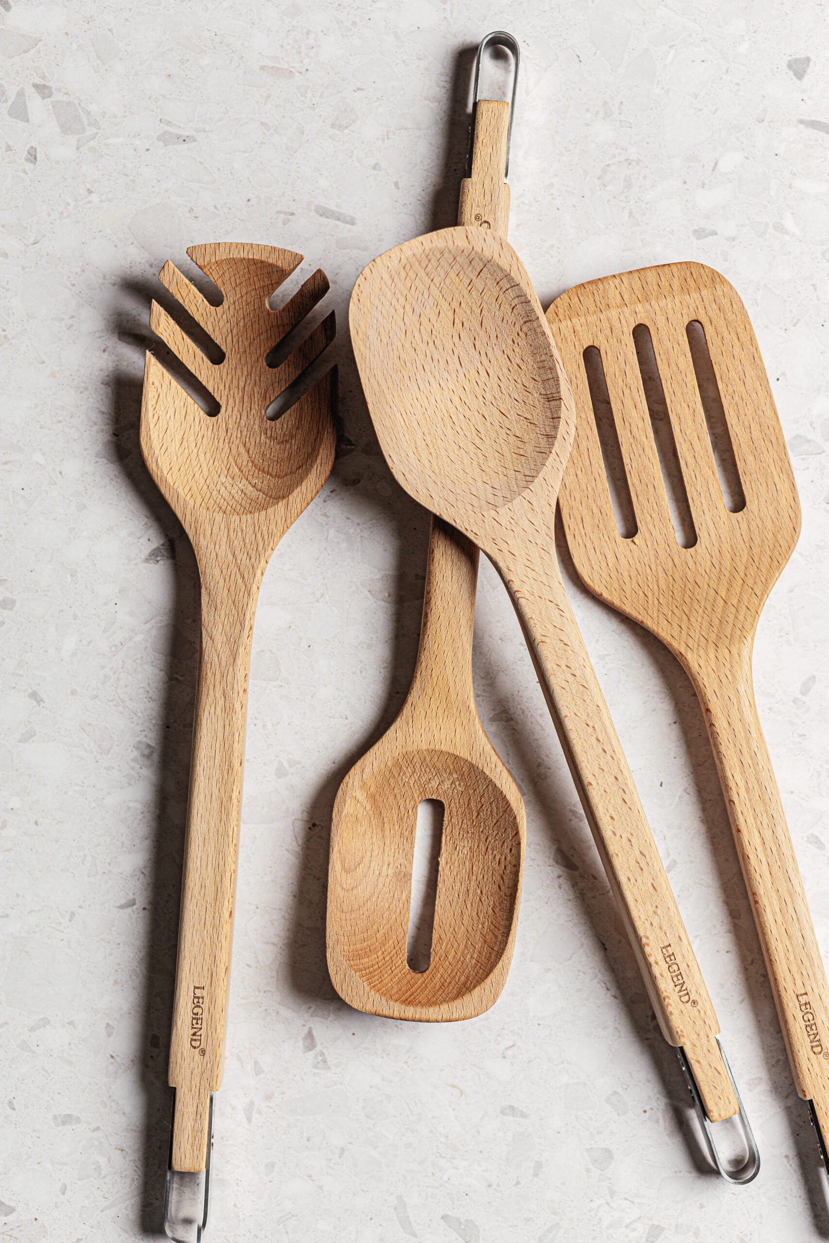 Legend Premium Beechwood Pasta Spoon