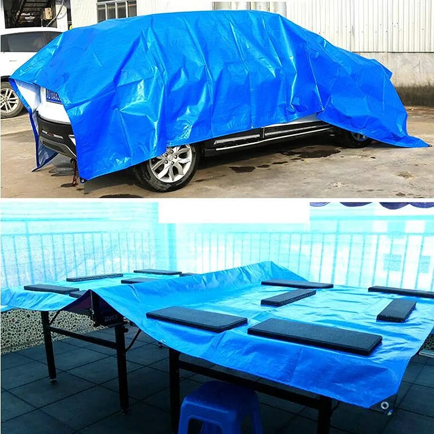 Tarpaulin 6x8m 700gsm PVC Extra Heavy Duty All Purpose Waterproof Cover