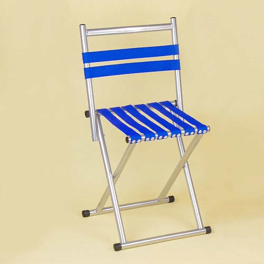Portable Camping Steel Folding Chair 50x34x42cm