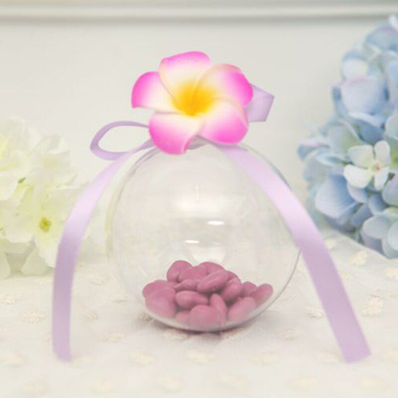 Acrylic Gift Craft Ball Transparent Hollow Sphere 14.6cm