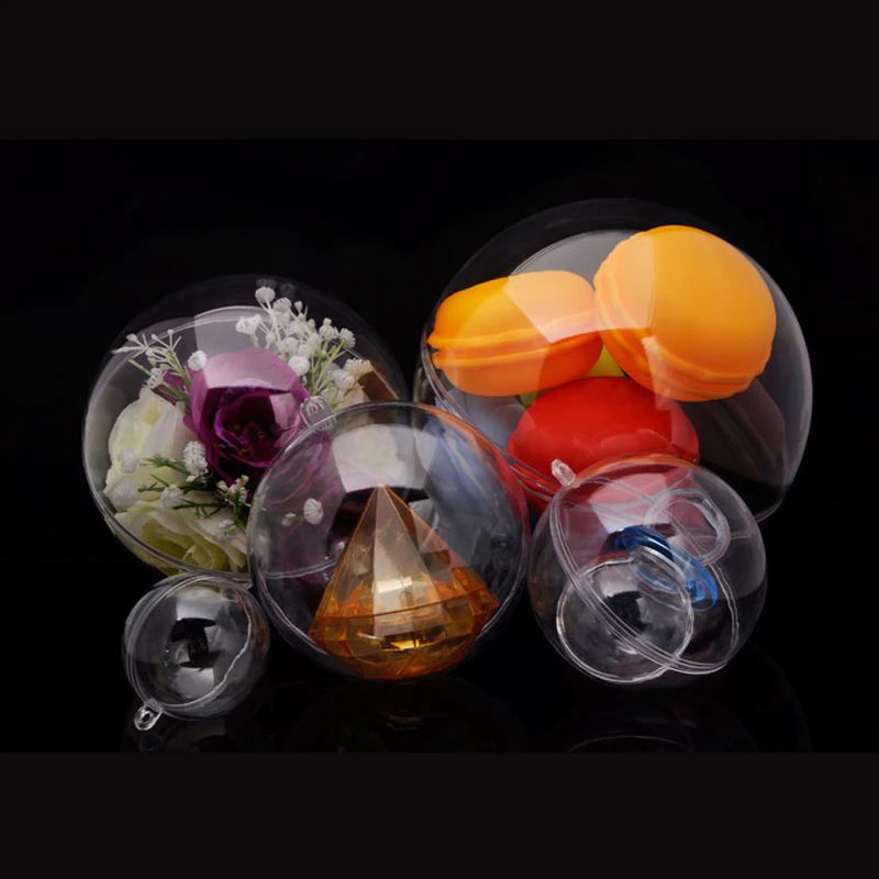 Acrylic Gift Craft Ball Transparent Hollow Sphere 14.6cm