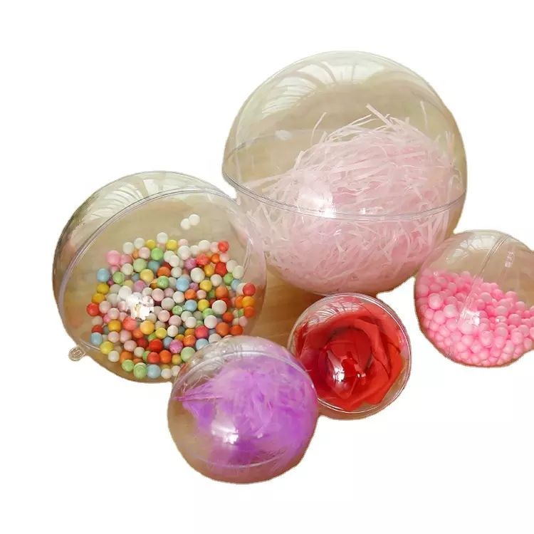 Acrylic Gift Craft Ball Transparent Hollow Sphere 14.6cm