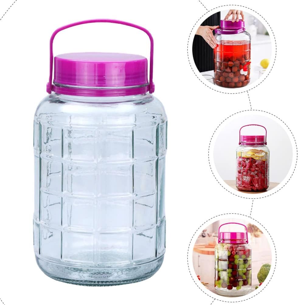 Beverage Dispenser 3L Glass with Carry Handle and tap - 537